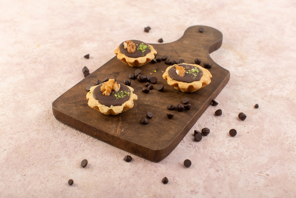 Tartaletas de Chocolate, Limón y miel